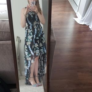 Adrianna Papell high-low formal gown